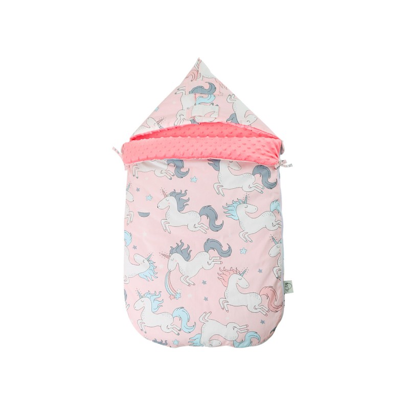 Baby cotton anti-shock autumn and winter thickening dual-use newborn baby peas blanket sleeping bag