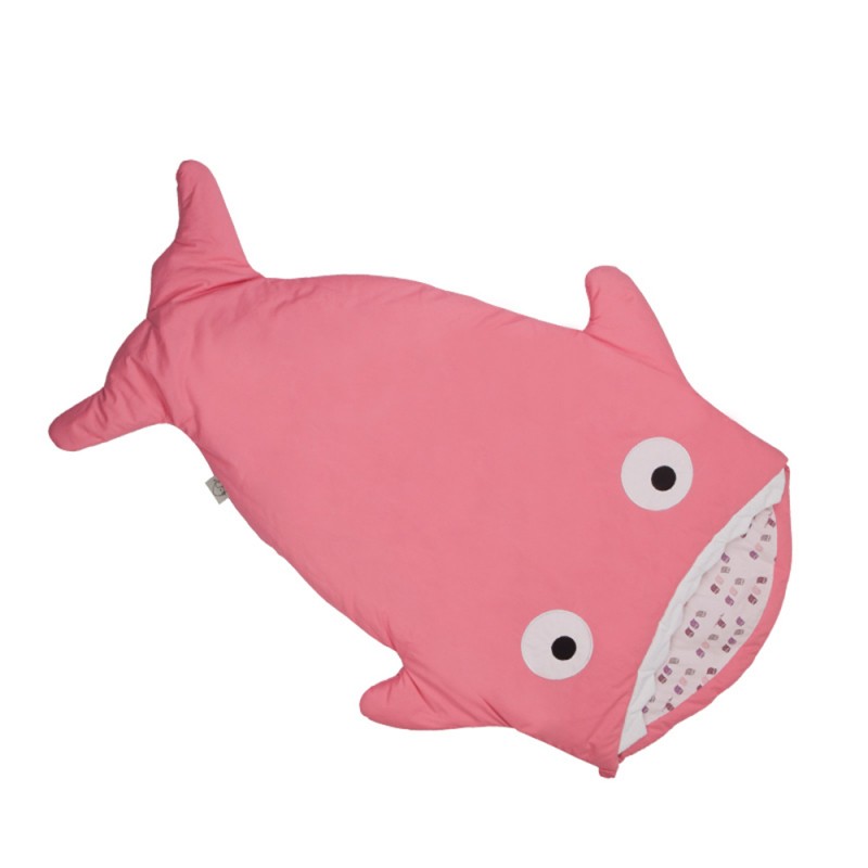 New baby sleeping bag, baby quilt, anti-kick, and shark baby sleeping bag