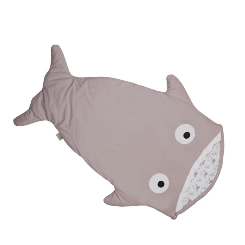 New baby sleeping bag, baby quilt, anti-kick, and shark baby sleeping bag