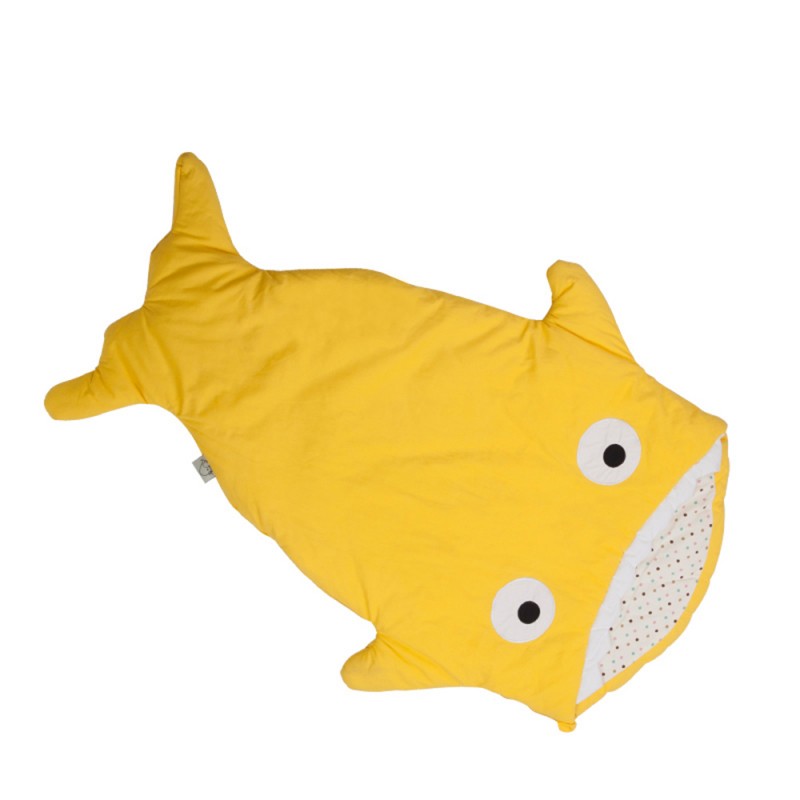 New baby sleeping bag, baby quilt, anti-kick, and shark baby sleeping bag